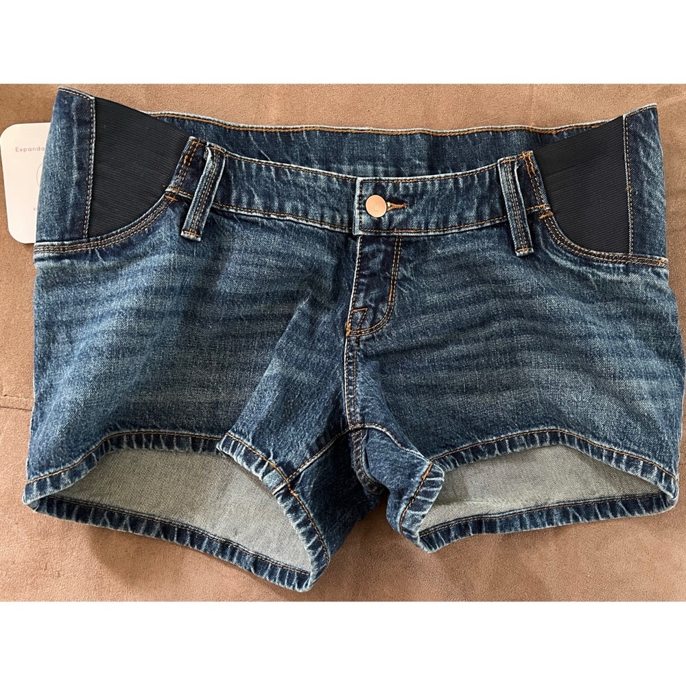 Isabel Maternity Jean Shorts